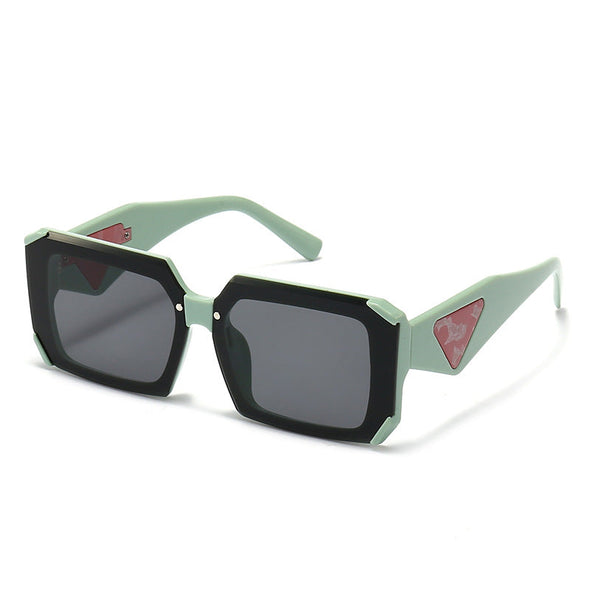 cross border foreign trade new modern retro square flat top Sunglasses ins wind street trend beach Sunglasses
