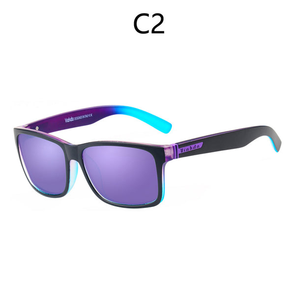 VIAHDA sports sunglasses cross-border square outdoor colorful sunglasses VZ6008