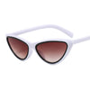 New cat's eye frame shaving sunglasses ins cross-border leopard flat mirror fashion modern glasses