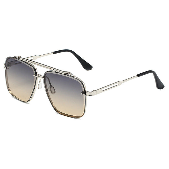 Jollynova fashion double beam trimming metal sunglasses 17302