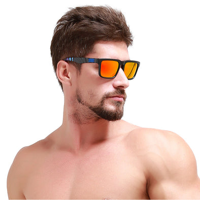 KDEAM Men's Polarized Sunglasses Driver Driving Colorful Sunglasses Fashion Square Sunglasses KD901