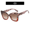 Cat Eye Sunglasses Chain Irregular 2023 New Anti-UV Sunglasses Ins Retro Sunglasses Photo