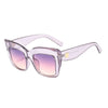 Vintage Square Sunglasses Women Men Big Frame Fashion Gradient Shades Sun Glasses Female Luxury