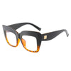 Vintage Square Sunglasses Women Men Big Frame Fashion Gradient Shades Sun Glasses Female Luxury