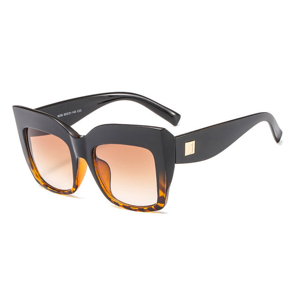Vintage Square Sunglasses Women Men Big Frame Fashion Gradient Shades Sun Glasses Female Luxury