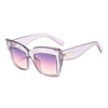 Vintage Square Sunglasses Women Men Big Frame Fashion Gradient Shades Sun Glasses Female Luxury