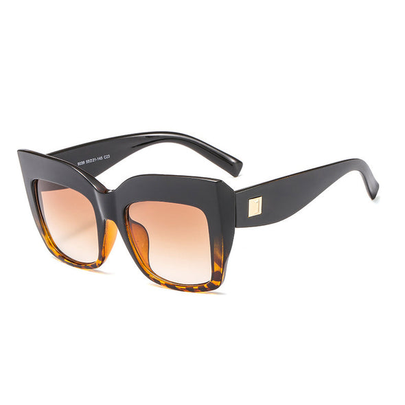 Vintage Square Sunglasses Women Men Big Frame Fashion Gradient Shades Sun Glasses Female Luxury