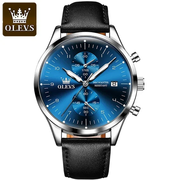 JOLLYNOVA Watches for Men Original Brand Quartz Luxury Business Men's Watch Waterproof Luminous Date Fashion Chronograph Wristwatch