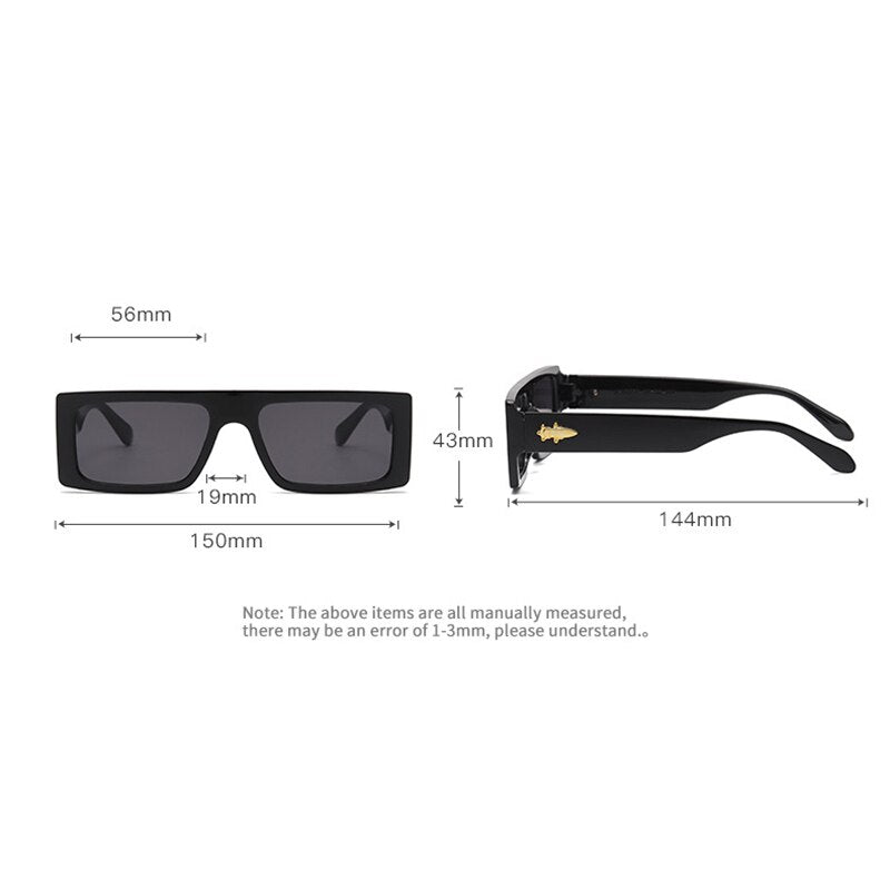 Women Luxury Oversized Square Sunglasses 2022 Fashion Outdoor Shades Men  Glasses