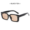 Square Sunglasses Women Luxury Brand Eyewear Shades for Women Vintage Orange Punk Glasses Hombre