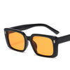 Square Sunglasses Women Luxury Brand Eyewear Shades for Women Vintage Orange Punk Glasses Hombre