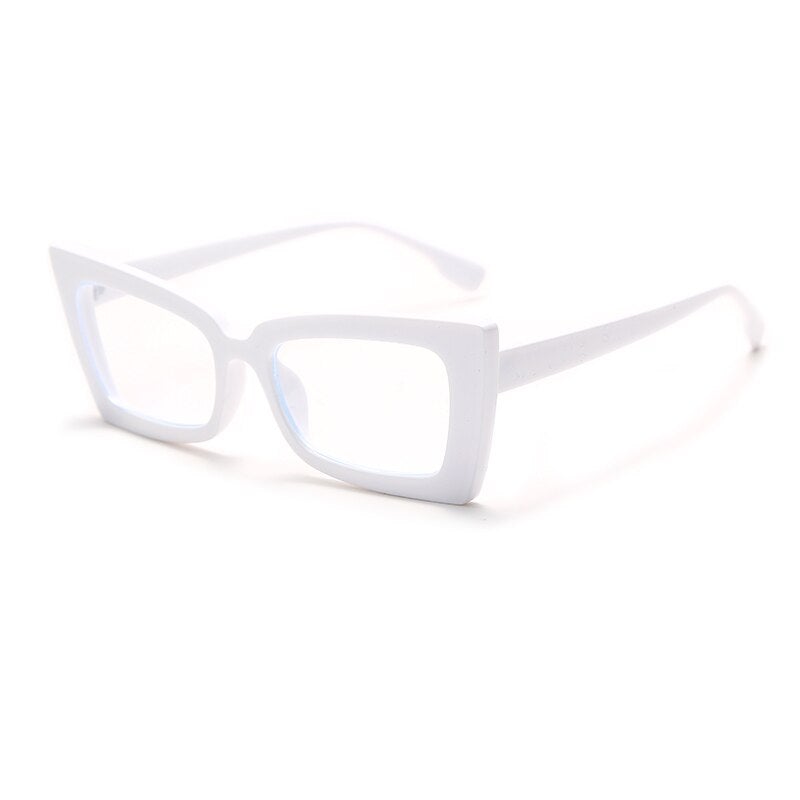 Mens Womens Clear Lens Rectangle Frame Eye Glasses Fashion Designer Optical