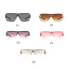 Oversize Sports Men's Cycling Sun Glasses Punk One Piece Goggle Women 2000'S Brand Designer Sun Glasses Y2k Sunglasses