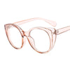 Oversized Cat Eye Optical Glasses Women Men Vintage Clear Glasses Eyeglasses Frame Transparent Lens Spectacle Frame Unisex