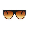 Oversized Frame Black Shades Square Sunglasses Women Oval Brand Designer Vintage Fashion Sun Glasses Female Oculos De Sol