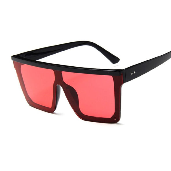 Oversized Shades Sunglasses Man Black Fashion Square Sun Glasses Male Vintage Retro Glasses Female Woman Lentes De Sol Hombre