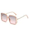 Oversized Square Sunglasses  New Vintage Women Men Big Sun Glasses UV400