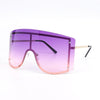 Fashion Rimless Metal Female Shades sunglasses