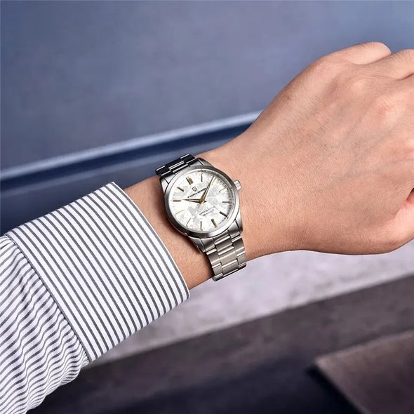 JOLLYNOVA DESIGN 40MM Men Quartz Watches TMI VH31 Luxury Business Top Sapphire 316L Stainless Steel 100M Waterproof Watch For Men