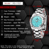 JOLLYNOVA DESIGN New Stainless Steel Bezel Men Quartz Wristwatches Luxury Sapphire Glass Chronograph VK63 Watch Men Reloj Hombre