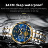 JOLLYNOVA Luxury Man Wristwatch Waterproof Luminous Chronograph Watch for Men Stainless Steel Men's Quartz Watches reloj hombre