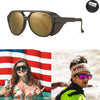 Cycling Sunglasses Vintage Punk Style Polarized Men Women Cool Pilot Shades UV400 Sport MTB Bicyele Goggle With Case