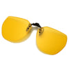 Polarized Clip On Sunglasses Men Flip Up Sunglasses Photochromic Driving Glasses Mirrored Sunglasses Night Vision Fishing Goggle