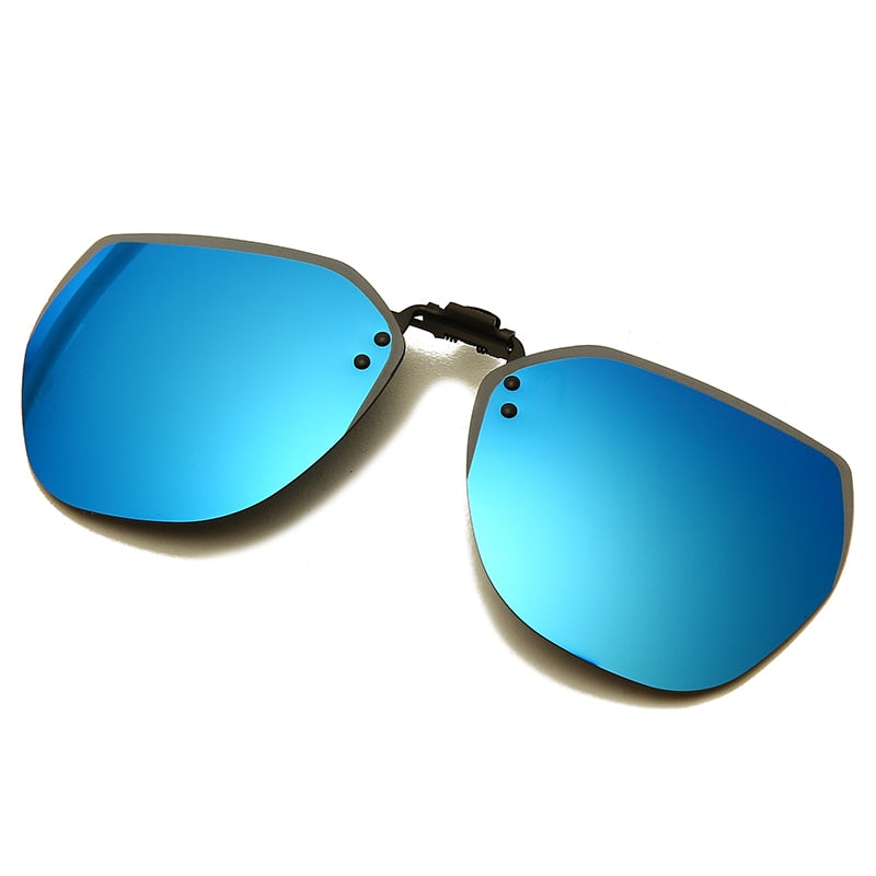 Polarized Clip On Sunglasses Men Flip Up Sunglasses Photochromic