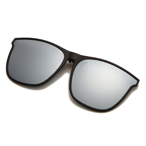 Polarized Clip On Sunglasses Men Photochromic Car Driver Goggles Night Vision Glasses Anti Glare Vintage Square Glasses Oculos