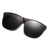 Polarized Clip On Sunglasses Men Photochromic Car Driver Goggles Night Vision Glasses Anti Glare Vintage Square Glasses Oculos