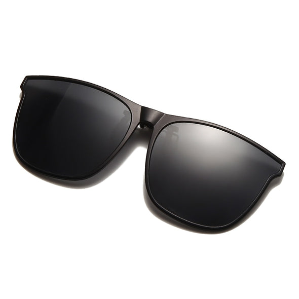 Polarized Clip On Sunglasses Men Photochromic Car Driver Goggles Night Vision Glasses Anti Glare Vintage Square Glasses Oculos