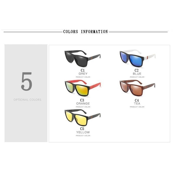 Sunglasses Unisex Square Vintage Sun Glasses Famous Brand Sunglases Polarized Sunglasses Retro Feminino for Women Men