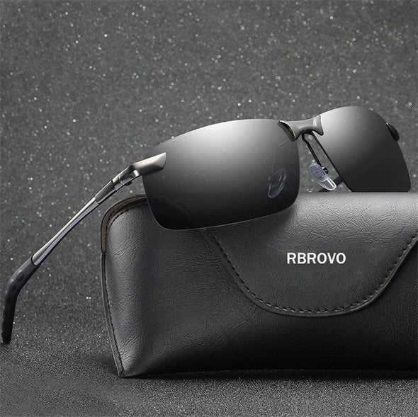 Color Changing Sunglasses Men Brand Designer Classic Metal Polarized Glasses Women Driving Oculos De Sol UV400