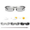 Color Changing Sunglasses Men Brand Designer Classic Metal Polarized Glasses Women Driving Oculos De Sol UV400