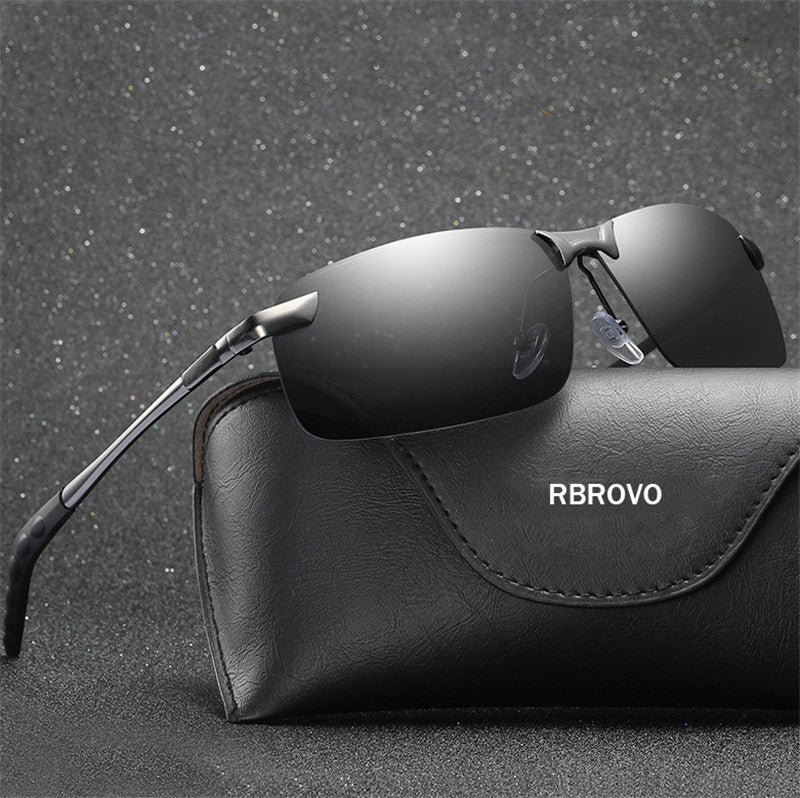 Men's Pilot Sunglasses 2023 New Retro High Quality Metal Frame Night –  Jollynova