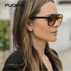 Retro Pilot Sunglasses Men Women Fashion Aviation Polarized Sun Glasses Unisex Vintage Gradient Color Outdoor Anti Glare Shades