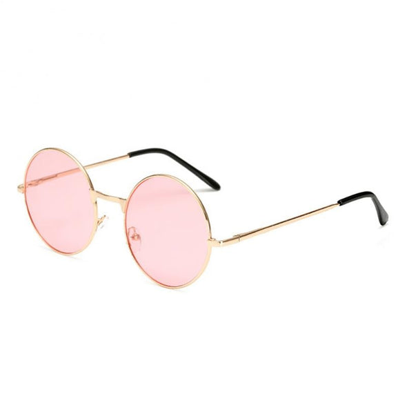 Round Steampunk Sunglasses Fashion Punk Metal Special-shaped Vintage Rap Hip-Hop Anti-UV400 Sunglasses