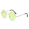 Round Steampunk Sunglasses Fashion Punk Metal Special-shaped Vintage Rap Hip-Hop Anti-UV400 Sunglasses