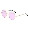 Round Steampunk Sunglasses Fashion Punk Metal Special-shaped Vintage Rap Hip-Hop Anti-UV400 Sunglasses