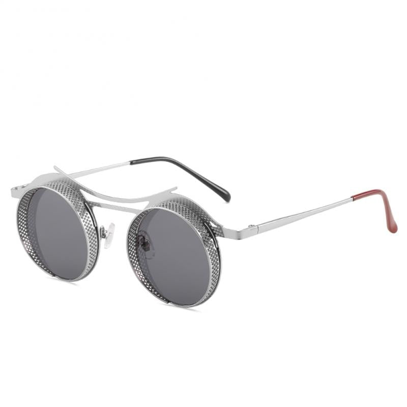 Round shaped steampunk glasses clearance
