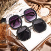 Round Sunglasses Oversize Crystal Frame Eyeglasses Diamond Eyewear UV400 Shades