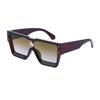 Crystal Oversized Women Square Sunglasses Trending Men Shades UV400