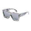 Crystal Oversized Women Square Sunglasses Trending Men Shades UV400