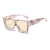 Crystal Oversized Women Square Sunglasses Trending Men Shades UV400