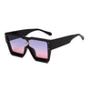 Crystal Oversized Women Square Sunglasses Trending Men Shades UV400