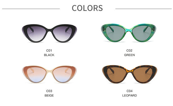 Sexy Cat Eye Sunglasses Women Gradient Shades  Diving Men Female Fashion Eyewear Vintage Eyeglasses