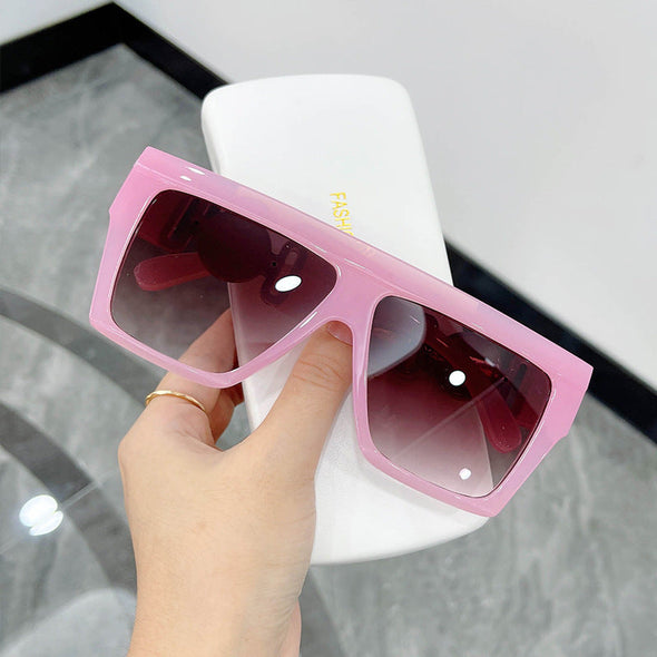 Oversized Square Sunglasses Women Luxury Brand Sunglasses   Gradient Mirror Glasses Lentes