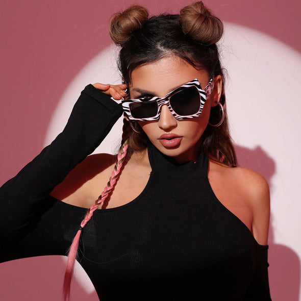Funny Retro Sunglasses Women Ins Party Eyewear   Luxury Brand Glasses