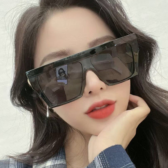 Oversized Square Sunglasses Women Luxury Brand Sunglasses   Gradient Mirror Glasses Lentes