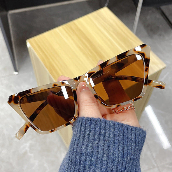 Fashion Cat Eye Sunglasses Ladies Retro Luxury Glasses Brand Designer Men's Trendy Tone Decoration UV400